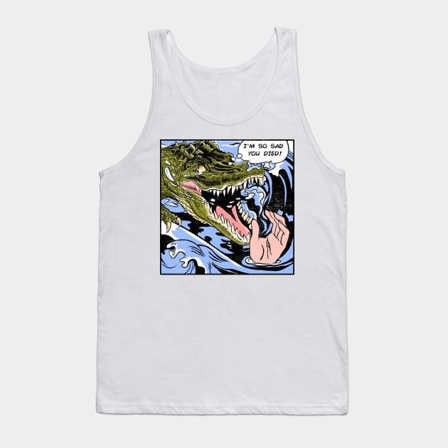 Crocodile Tears Tank Top by kookylove